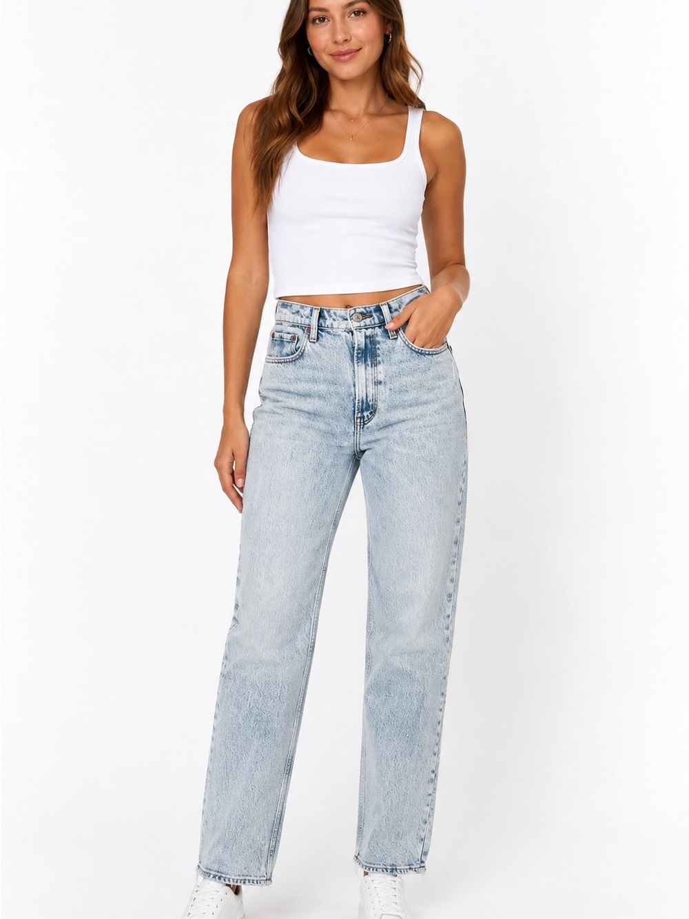 Abercrombie & Fitch Womens 90s Straight Ultra High Rise Light Wash Jeans size 25